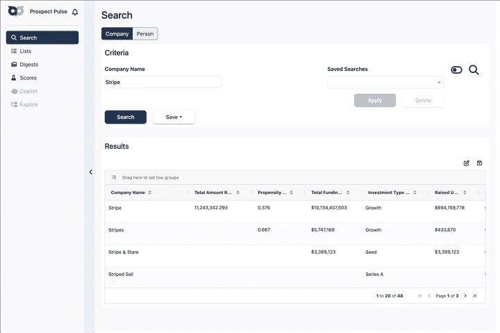 ProspectPulse Search